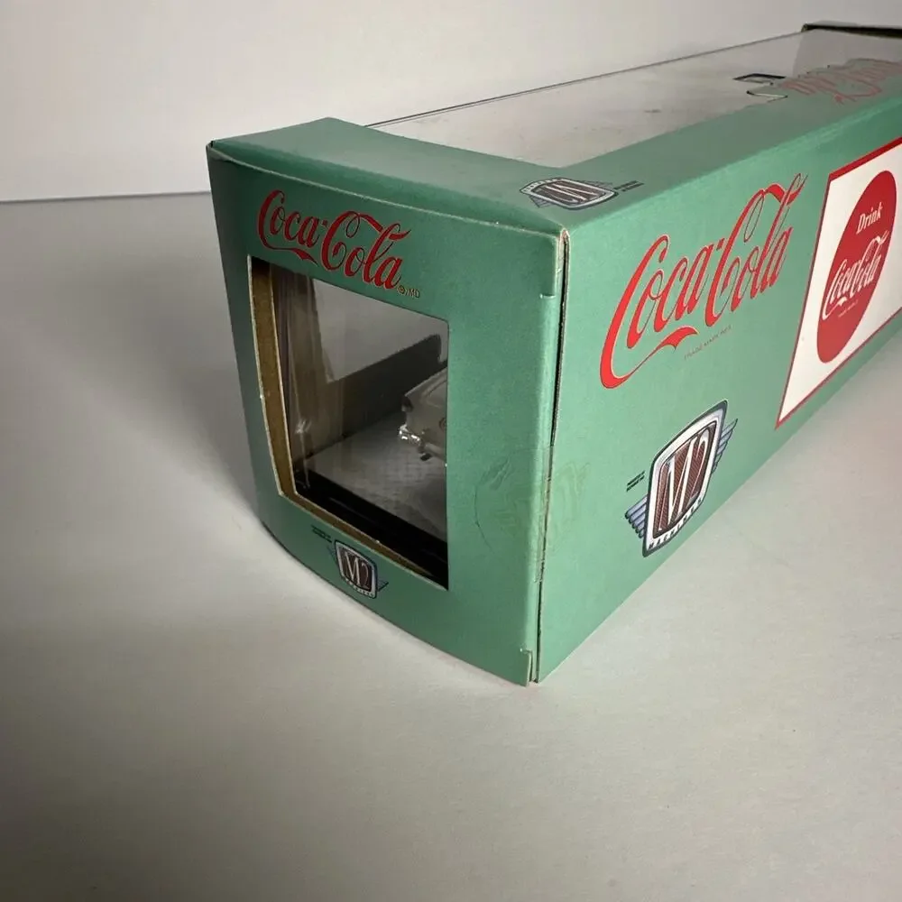 M2 Machines Auto Hauler TW11 COCA COLA 1958 CHEVY SPARTAN & 1955 BEL AIR GASSER